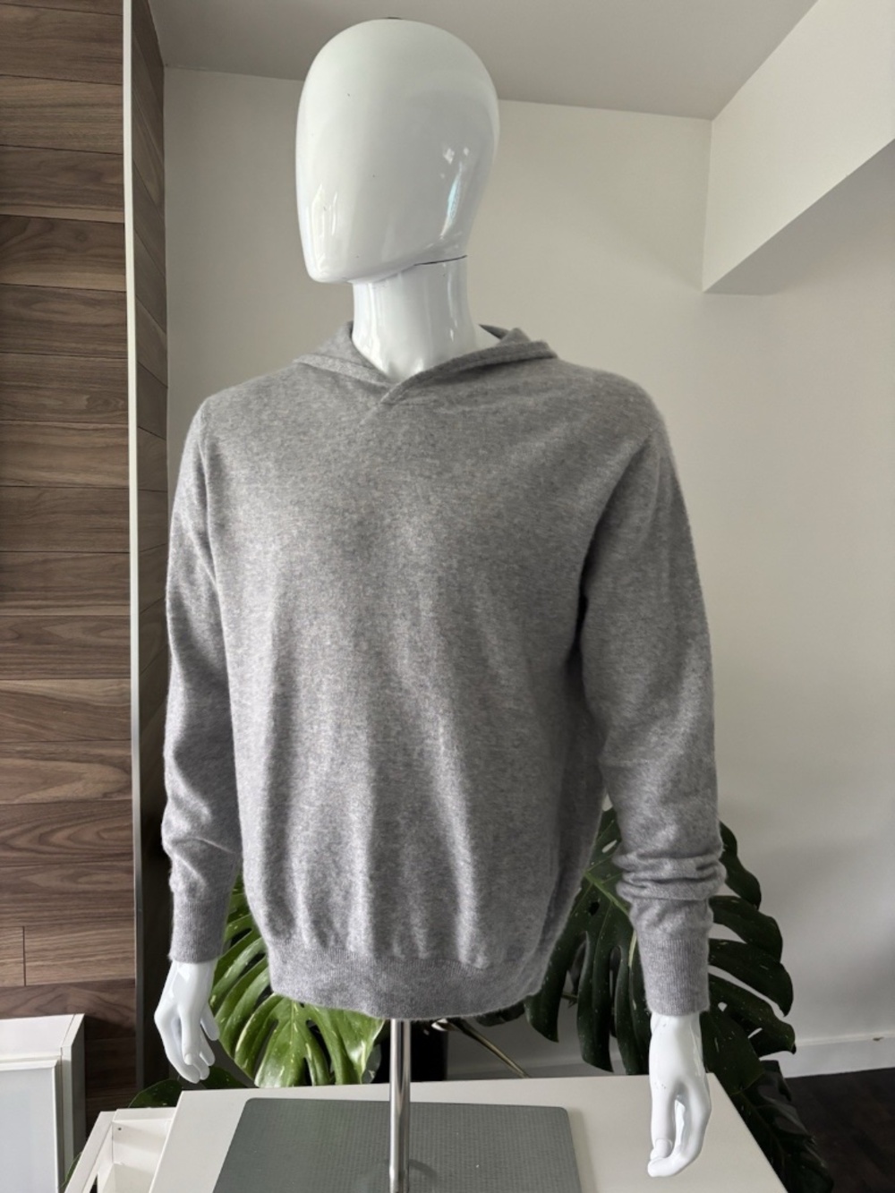 Proper Cloth The Scottish 100% Cashmere Hoodie Men's Authentic Sz XL